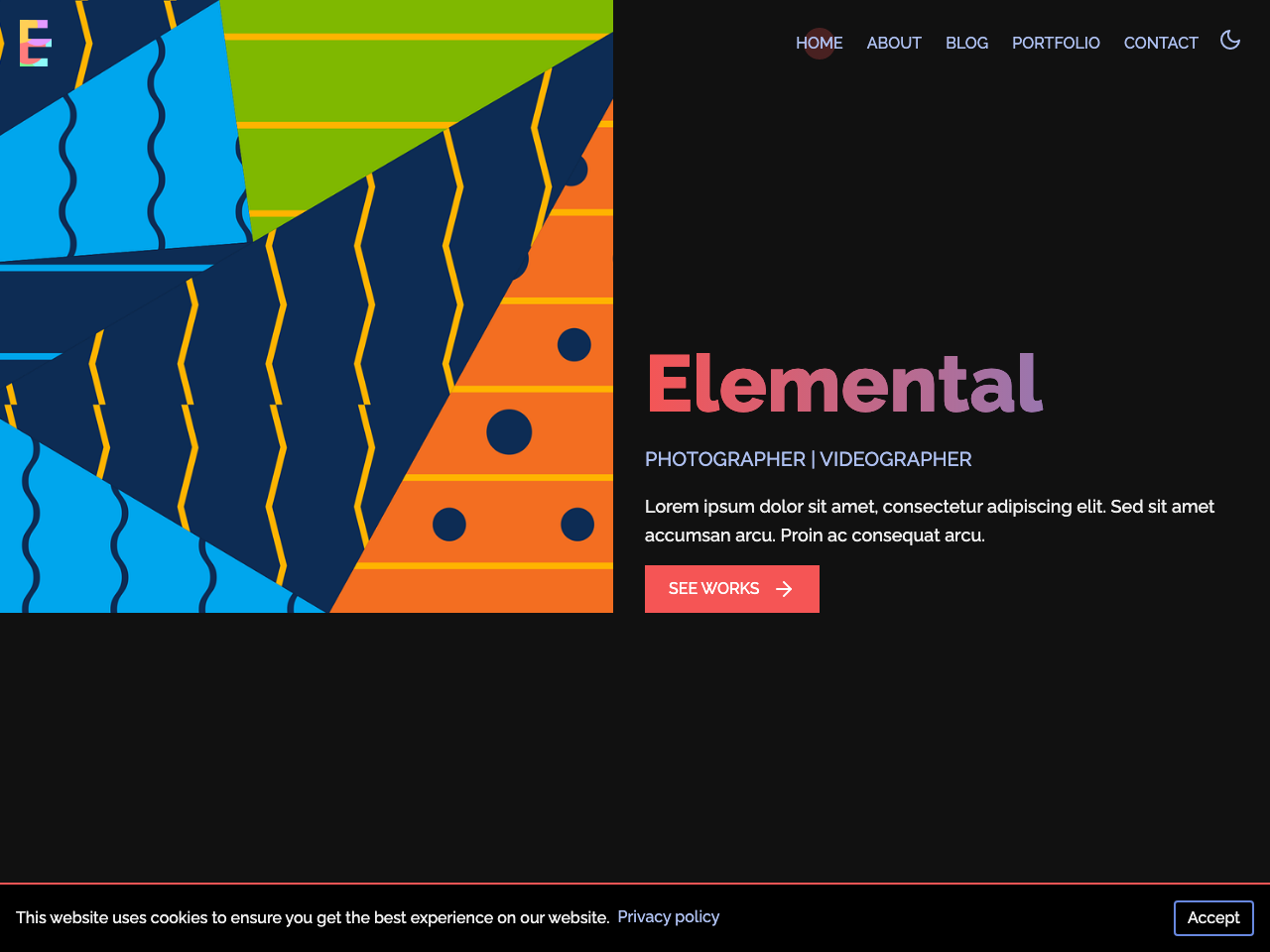 Gatsby Starter Elemental screenshot