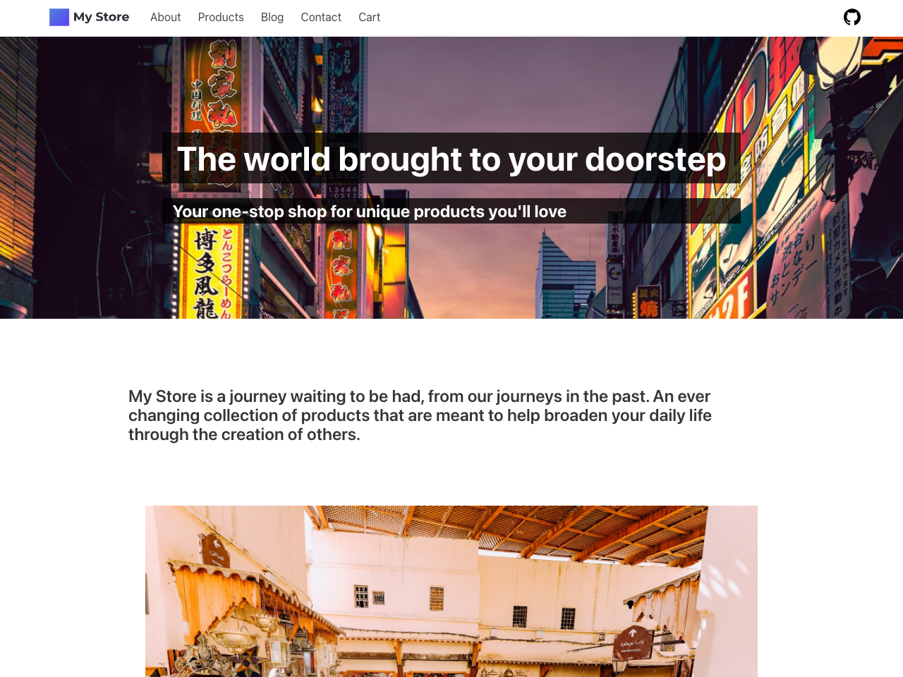 BigCommerce Gatsby Starter Netlify CMS screenshot