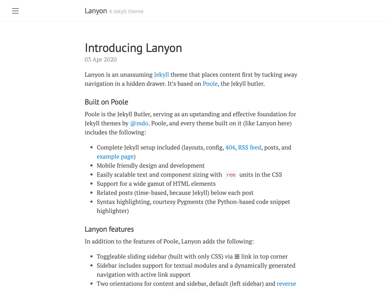 Lanyon screenshot