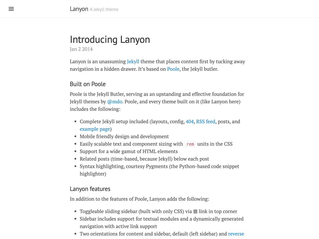 Lanyon screenshot