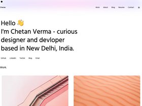 React Portfolio Template screenshot