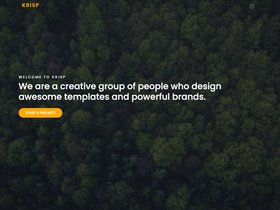 Gatsby Starter Krisp screenshot