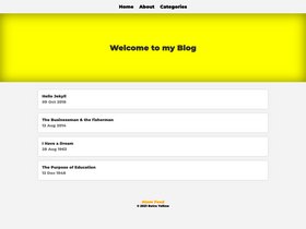 Retro Yellow screenshot